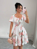 Botanical Whisper Mini Dress