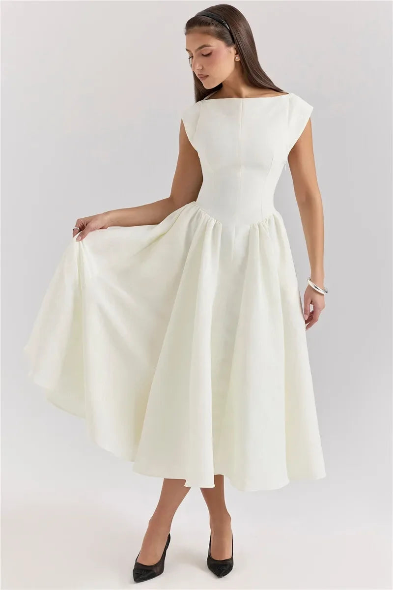 Backless Allure Midi Dress