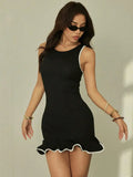 Serene Flounce Mini Dress