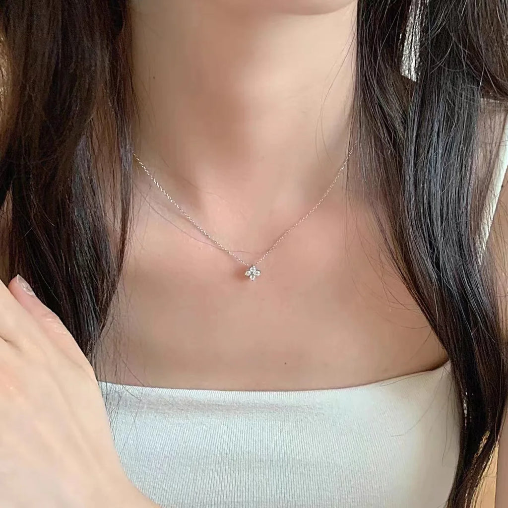 Pearlescent Dewdrop Necklace