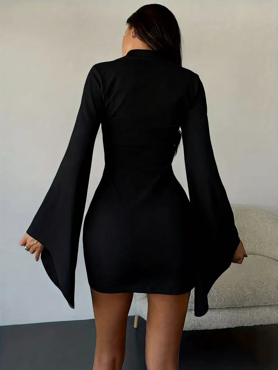 Midnight Stardust Mini Dress