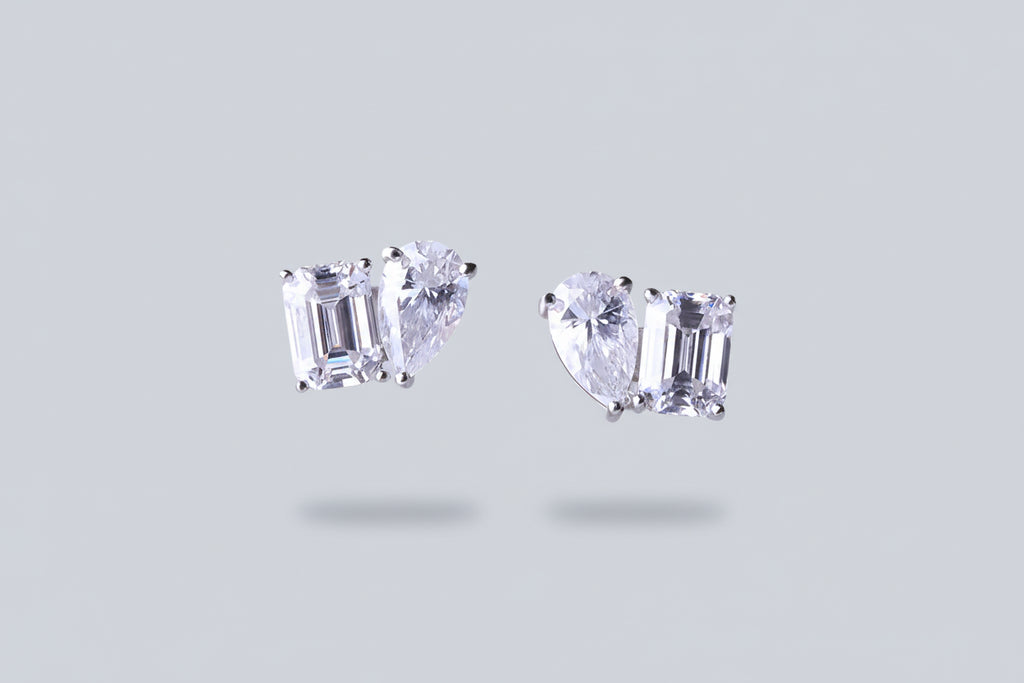 Earrings Dew of Grace Moissanite Studs