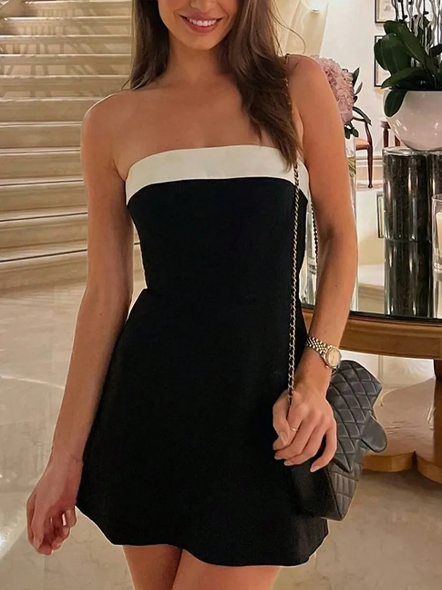 Aura Strapless Mini Dress