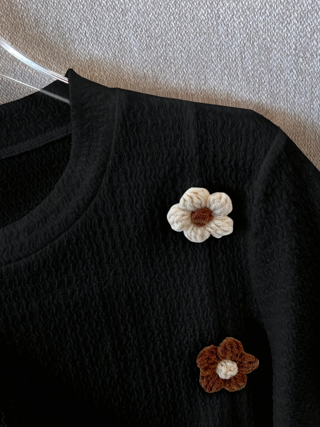 Sculpted Bloom Tee Top