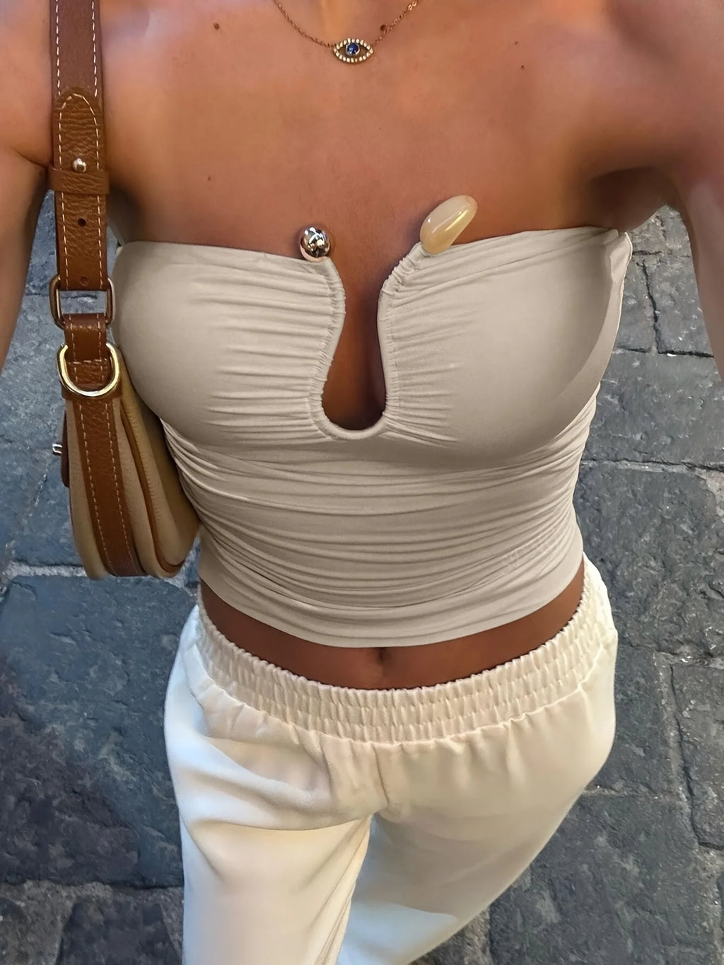 Sculpted Fold Top