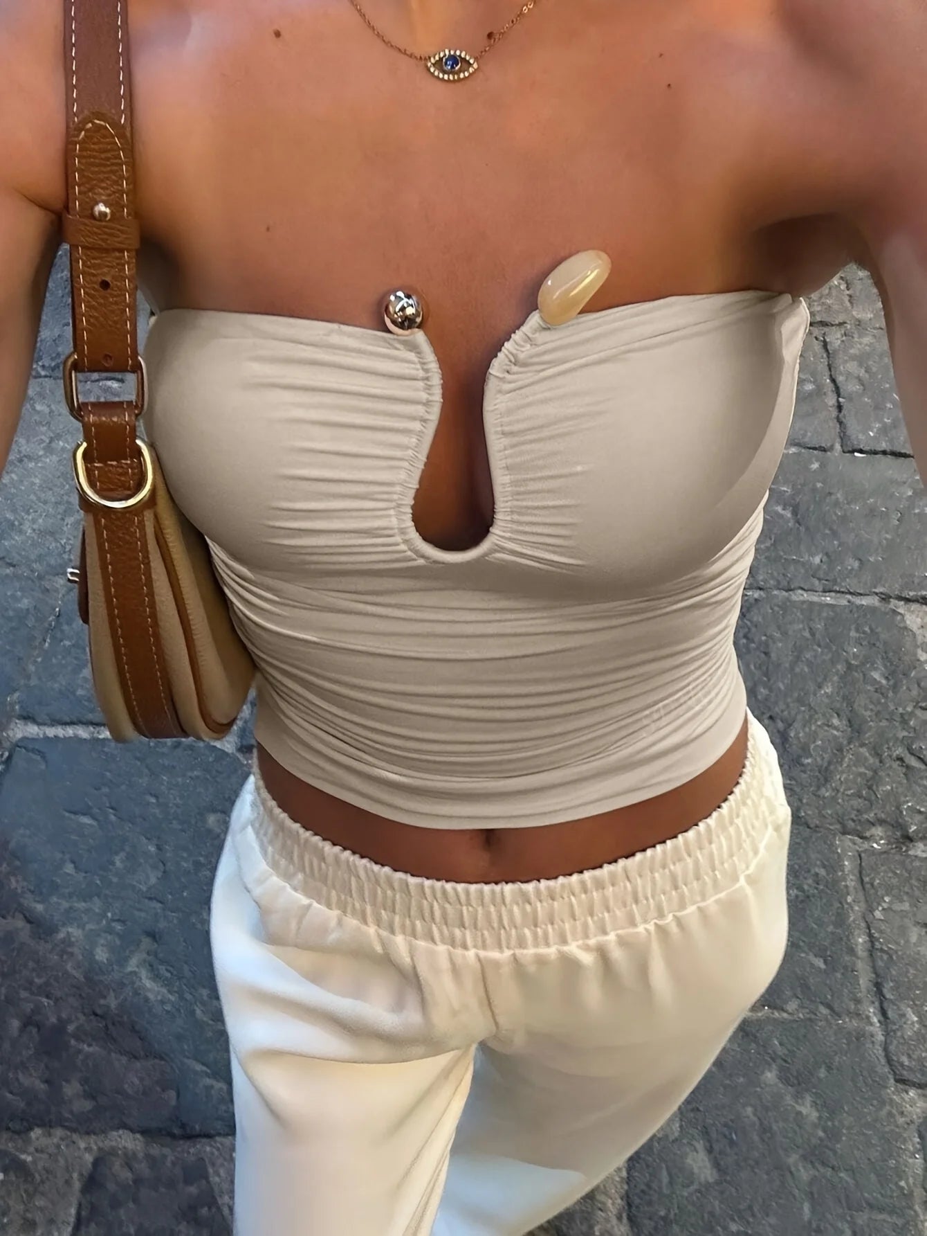 Sculpted Fold Top