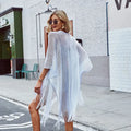Azure Flux Minimalist Beach Cover Up