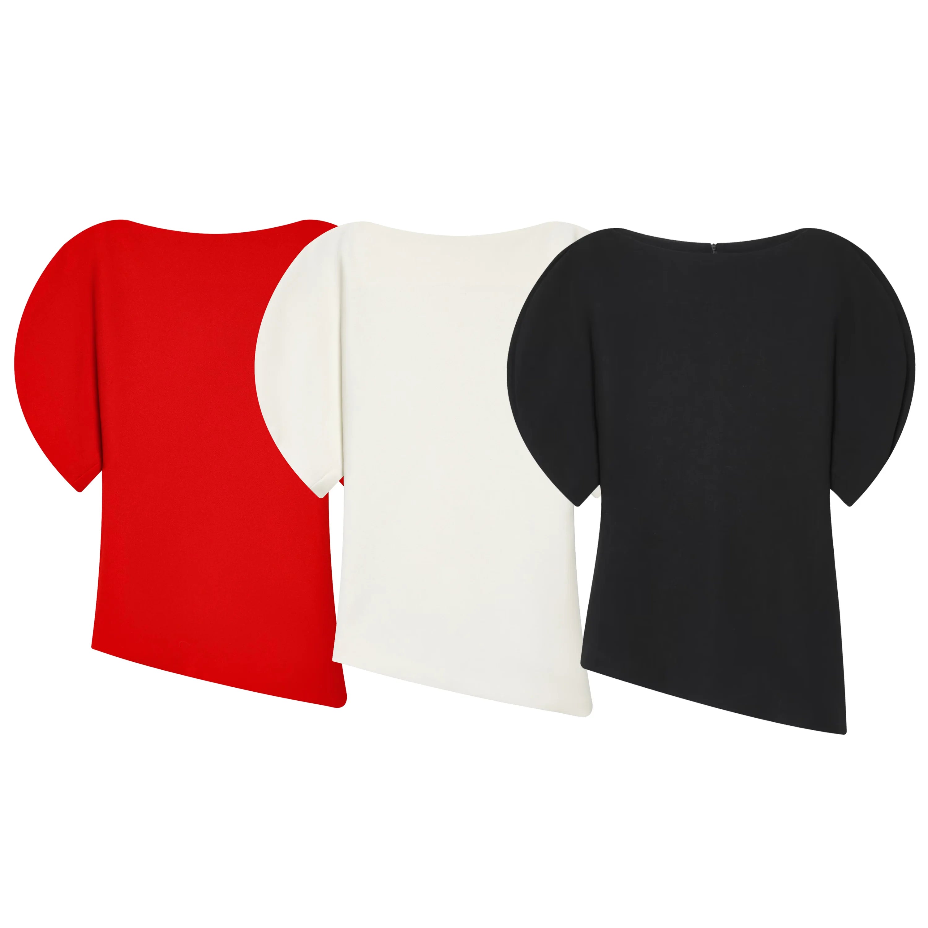 Sculpted Asymmetric Gala Top