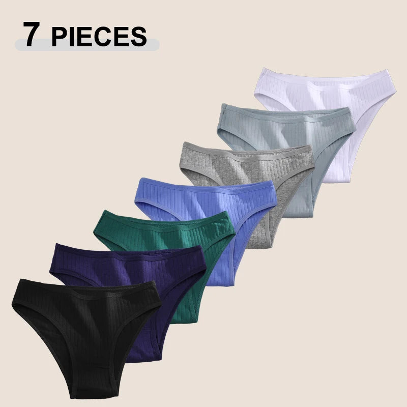 Serene Ribbed Undies 7PCS