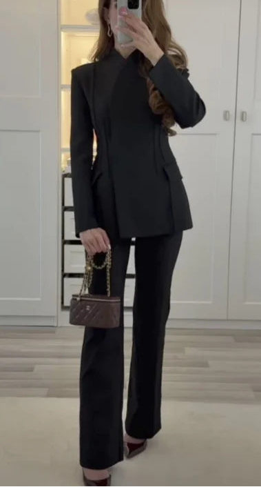 The Serene Autumn Suit