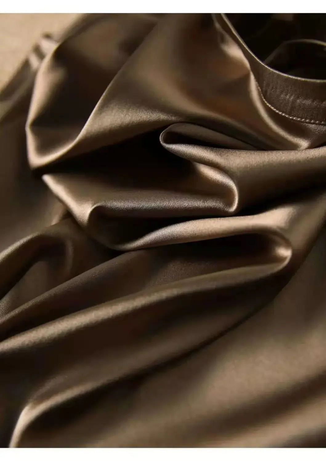 Satin Lustre Blouse Tee