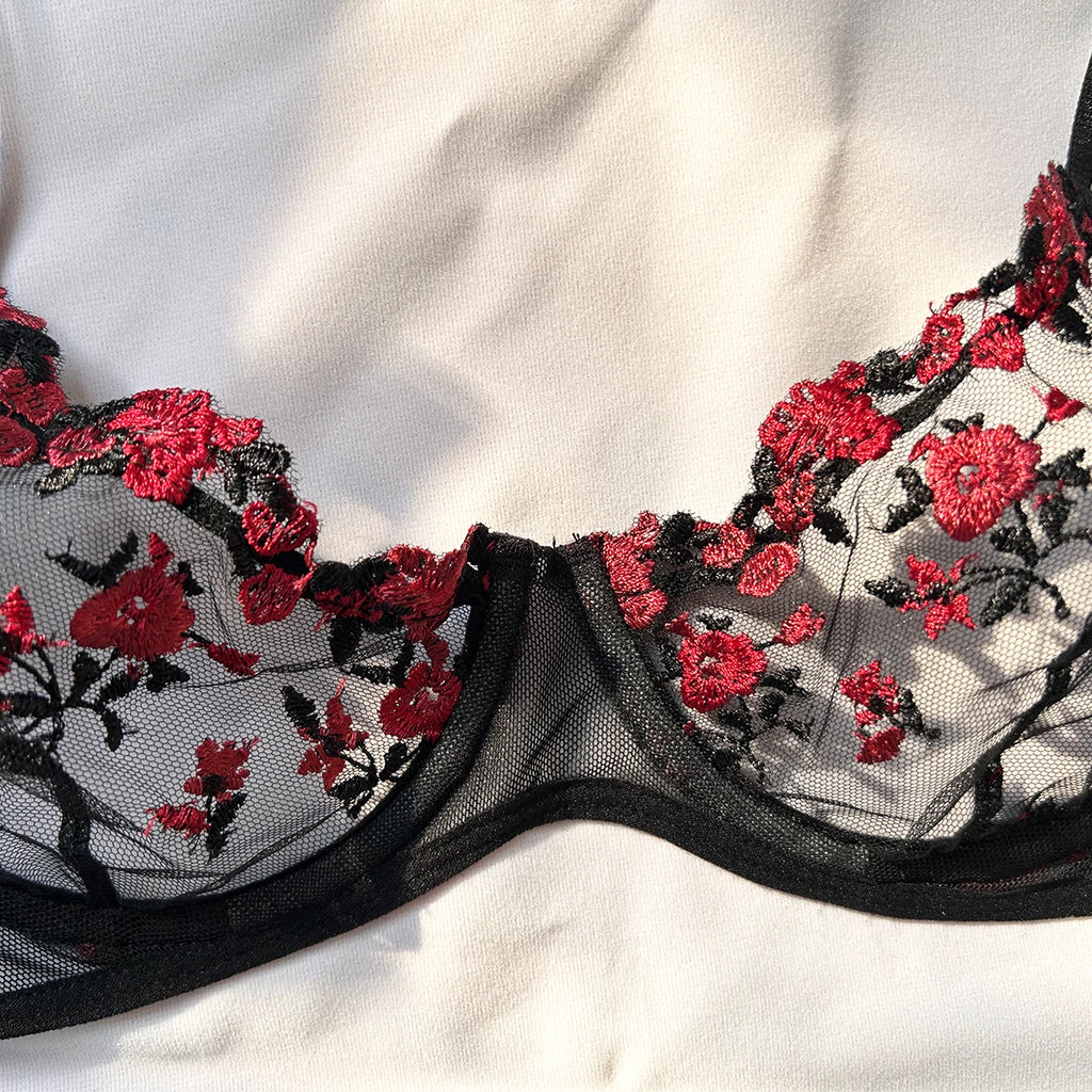 Floral Poetry Bra & Brief Set