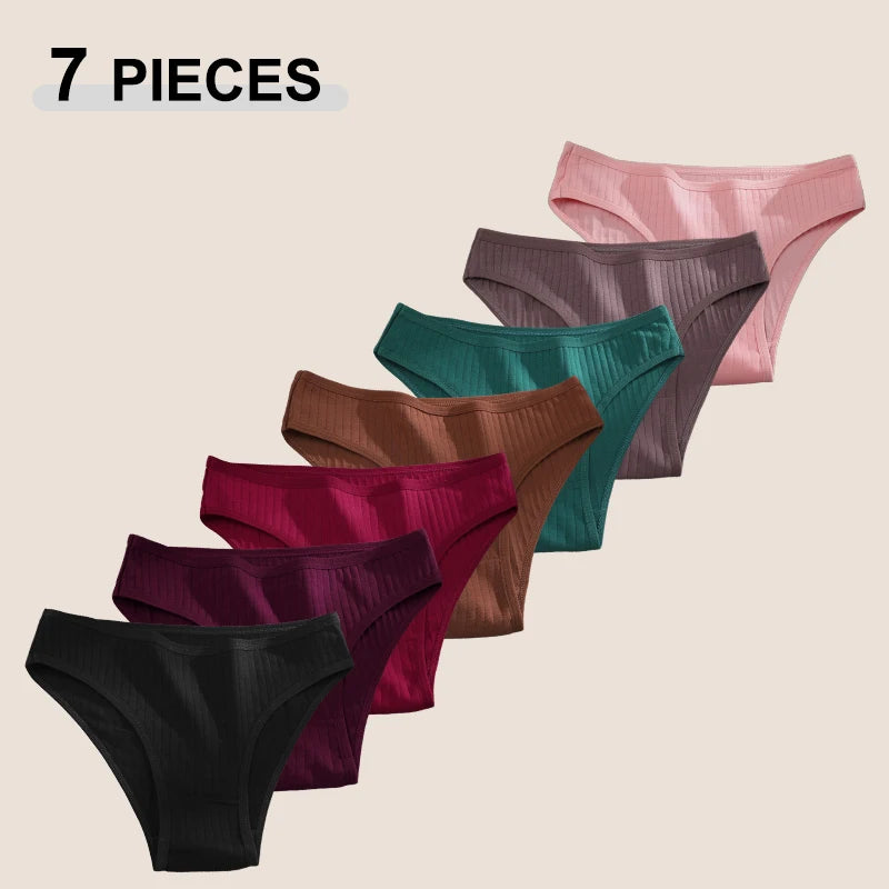Serene Ribbed Undies 7PCS