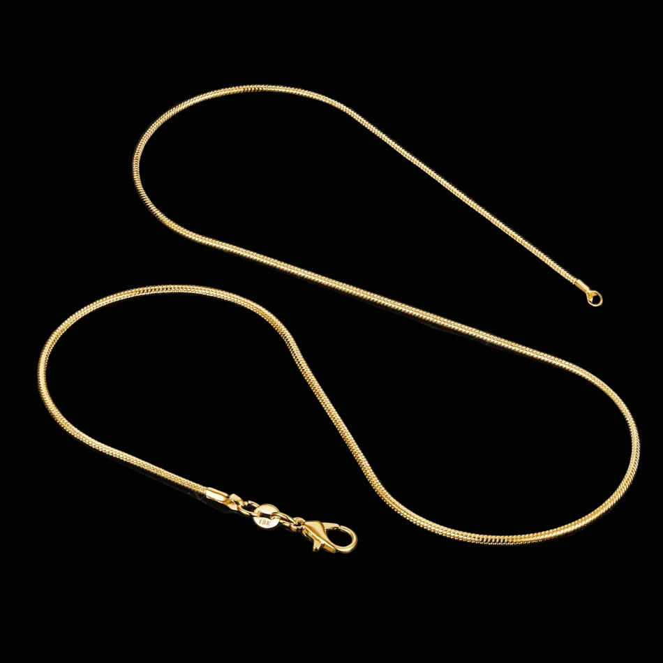 The Golden Pulse Snake Chain Necklaces