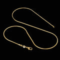 The Golden Pulse Snake Chain Necklaces