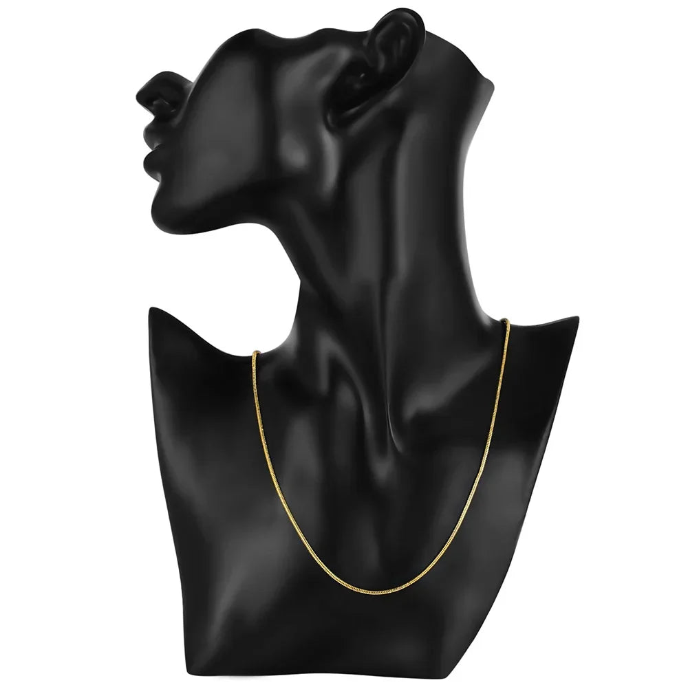 The Golden Pulse Snake Chain Necklaces