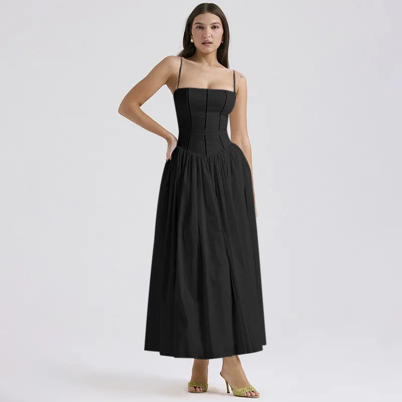 Midnight Bloom Maxi Dress